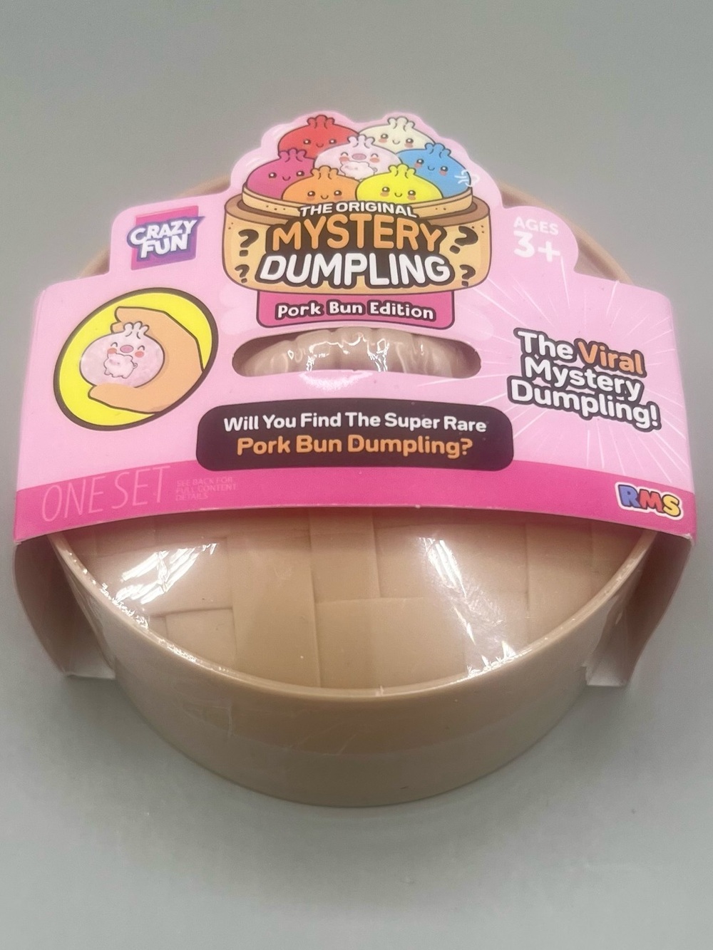 RMS Crazy Fun Pork Bun Edition Dumpling Bun 🩷 🐷 VIRAL Squishy NEW